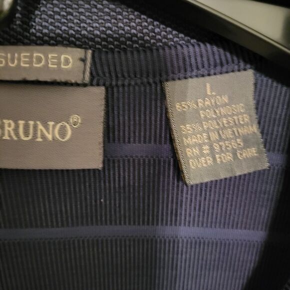 BRAND NEW BRUNO SUEDED SHIRTS  MEN'S POLO SHIRTS - Picture 6 of 15